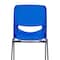 Flash Furniture HERCULES HD Comfort Classroom Stack Chair w/Powder-Coated Frame and Navy Ergonomic Back and Seat SF-CH003-NVY-BLK-GG - alternate 6